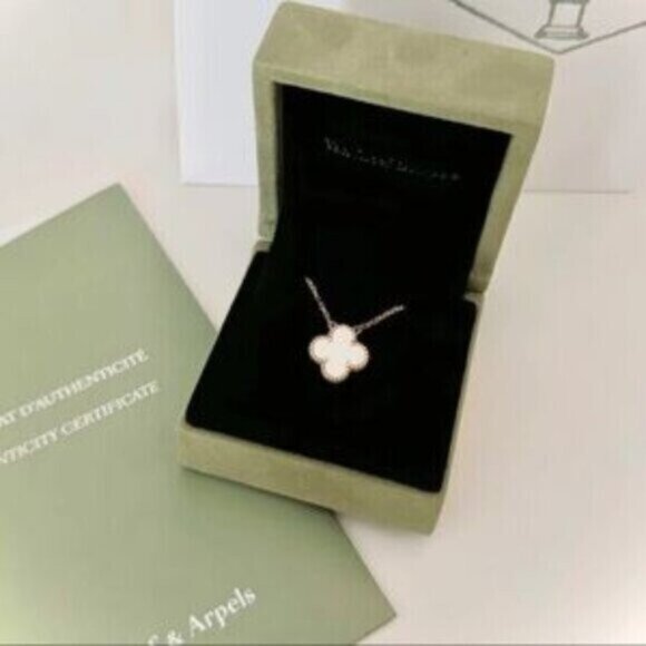 Van Cleef & Arpels 18K White Necklace - Picture 1 of 7